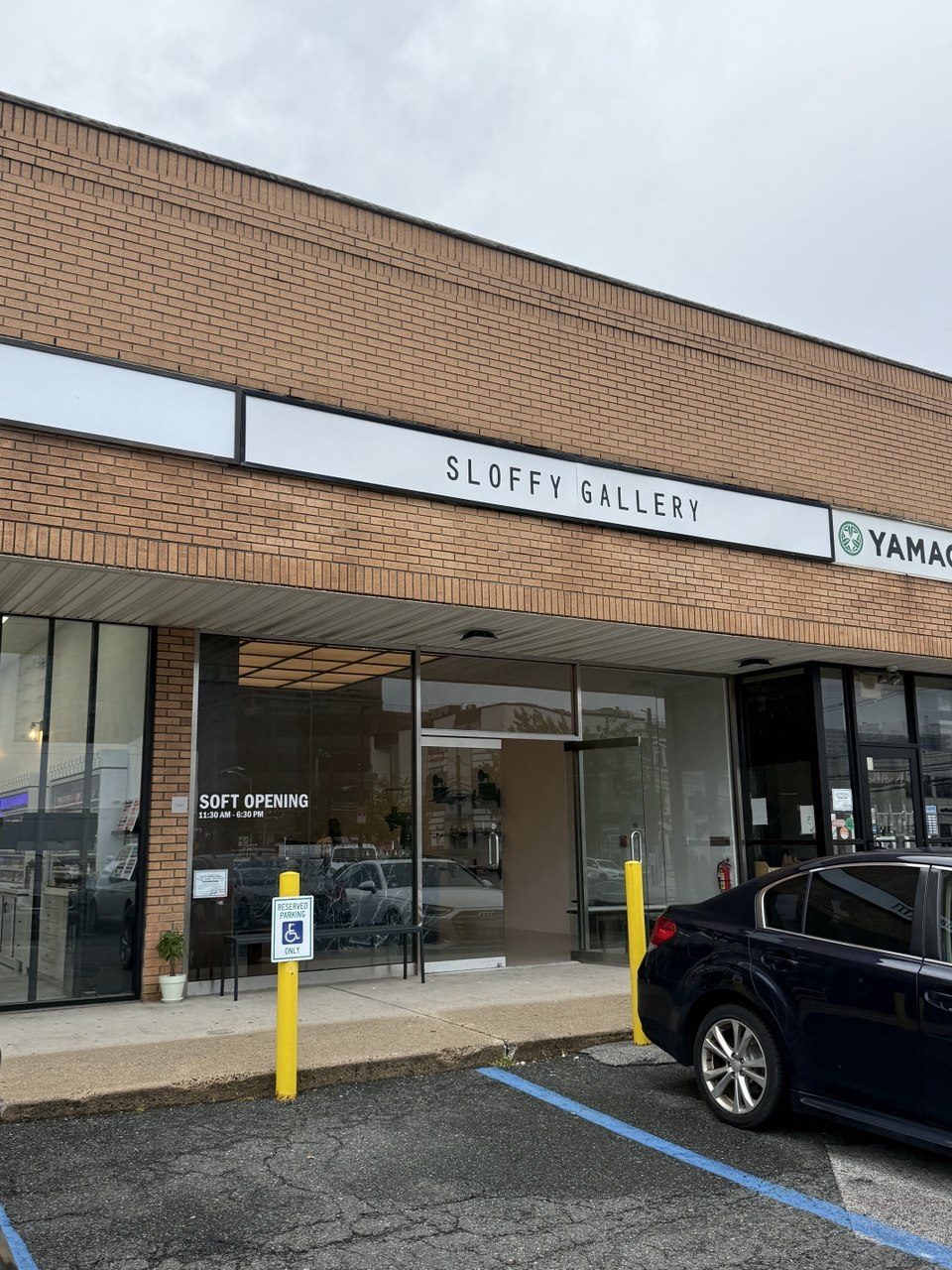 The storefront on Palisade Avenue